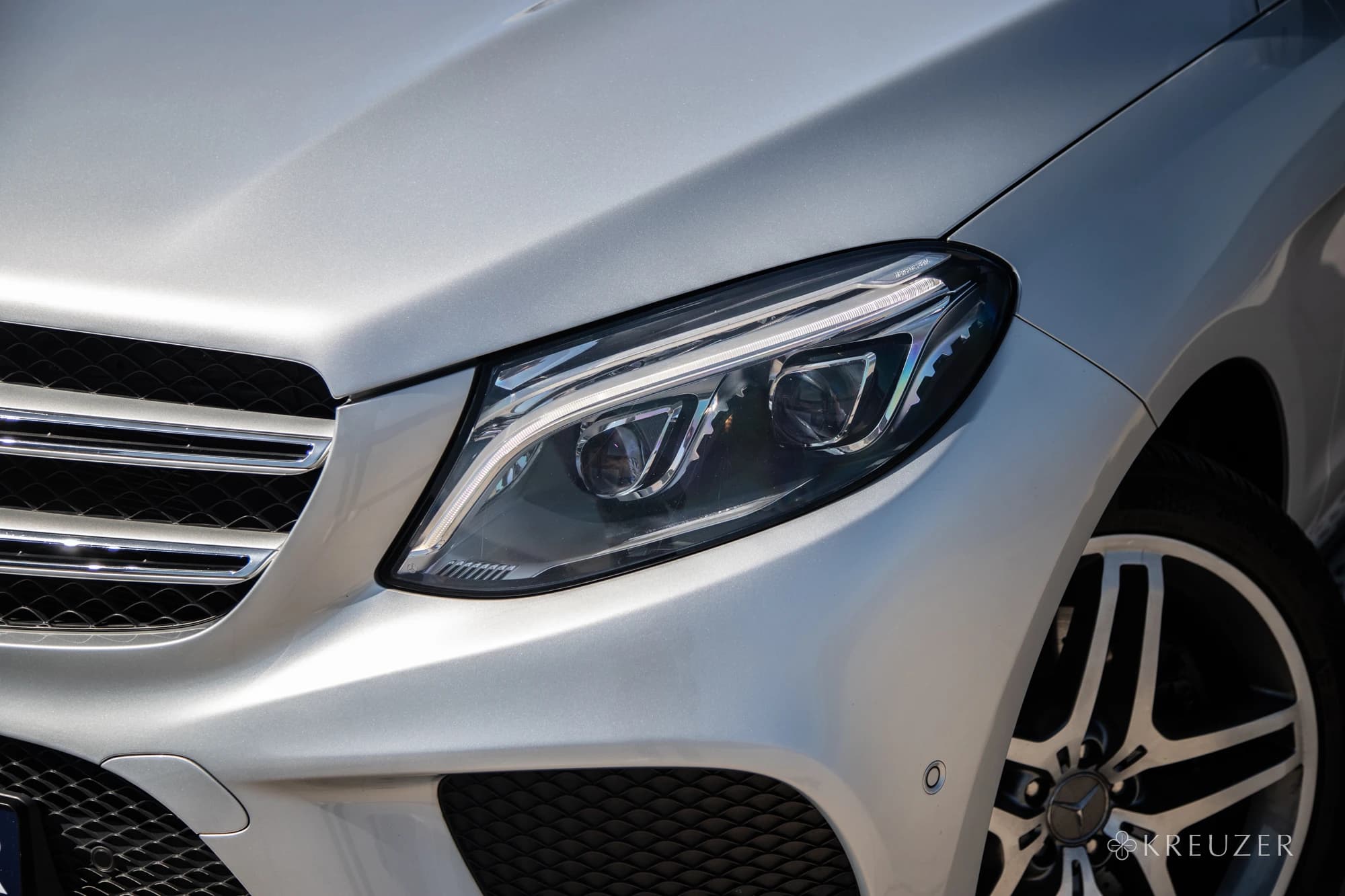 Mercedes-Benz GLE500 4Matic AMG W166 Iridium Silver Metallic