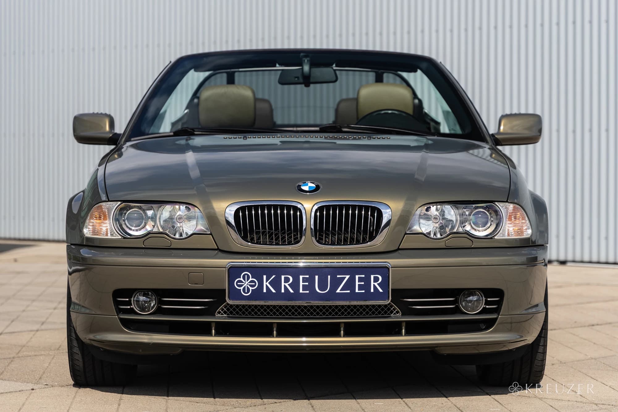 BMW E46 330Ci Cabrio Messing Individual Metallic Dark Olive Nappa Muschelahorn Olive Maple Green Birche E46 Chromline Chrome Line