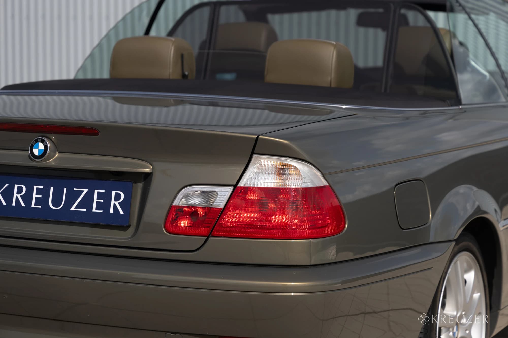BMW E46 330Ci Cabrio Messing Individual Metallic Dark Olive Nappa Muschelahorn Olive Maple Green Birche E46 Chromline Chrome Line